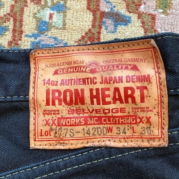 Men's Iron Heart Japanese denim - Picture 2 of 5